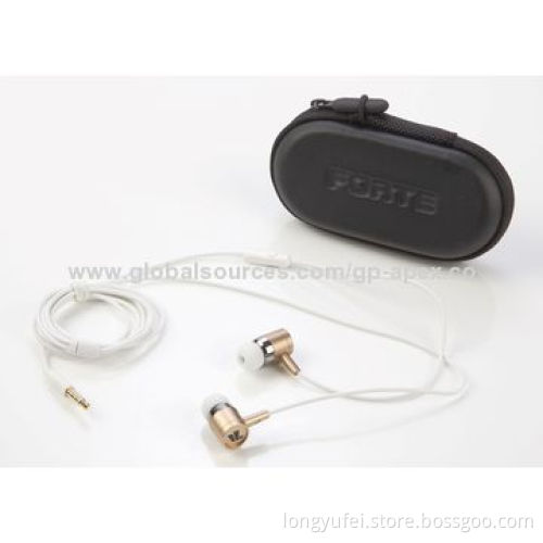 Forte Impact Series Earphones with Metallic Casing and Usage, HIF Noise-isolating Effect Technology